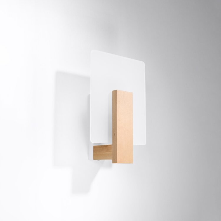 Sollux Lighting Wall lamp LAPPO natural wood