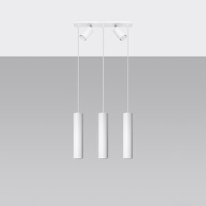 Sollux Lighting Hanglamp RING 3 wit