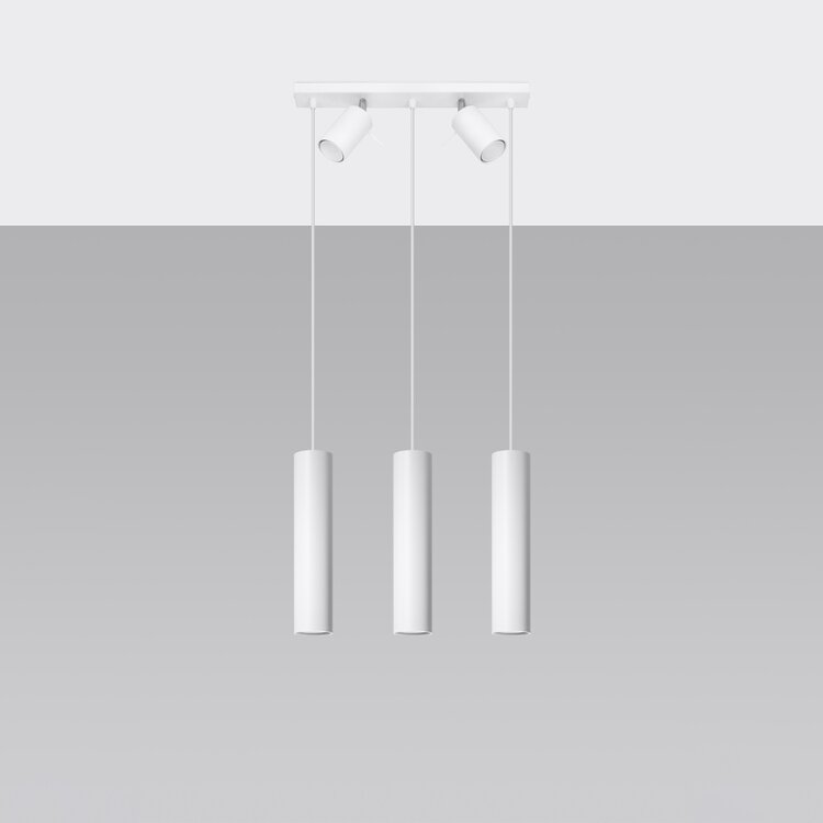 Sollux Lighting Hanglamp RING 3 wit