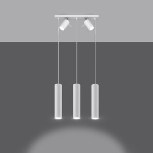 Sollux Lighting Hanglamp RING 3 wit