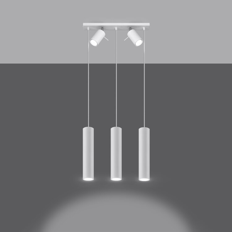 Sollux Lighting Pendant lamp RING 3 white