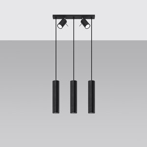 Sollux Lighting Pendant lamp RING 3 black