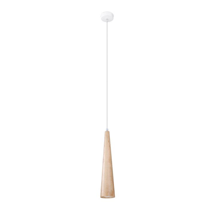 Sollux Lighting Pendant lamp SULA 1 natural wood