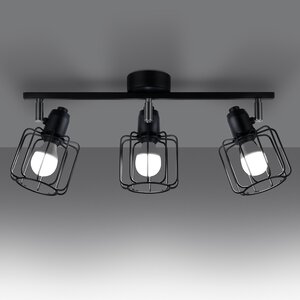Sollux Lighting Ceiling lamp BELUCI 3 black