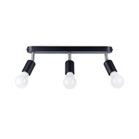 Ceiling lamp FORNES 3 black