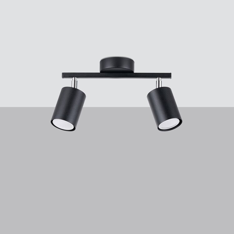 Sollux Lighting Ceiling lamp LEMMI 2 black