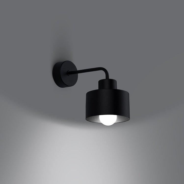 Sollux Lighting Wall lamp SAVAR 1 black