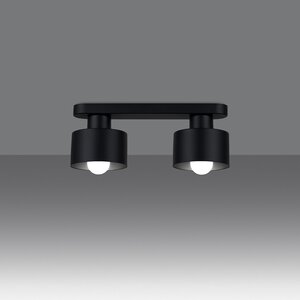 Sollux Lighting Deckenleuchte SAVAR 2 schwarz