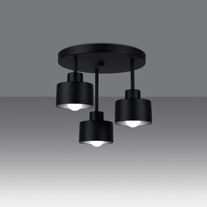 Sollux Lighting Ceiling lamp SAVAR 3 black
