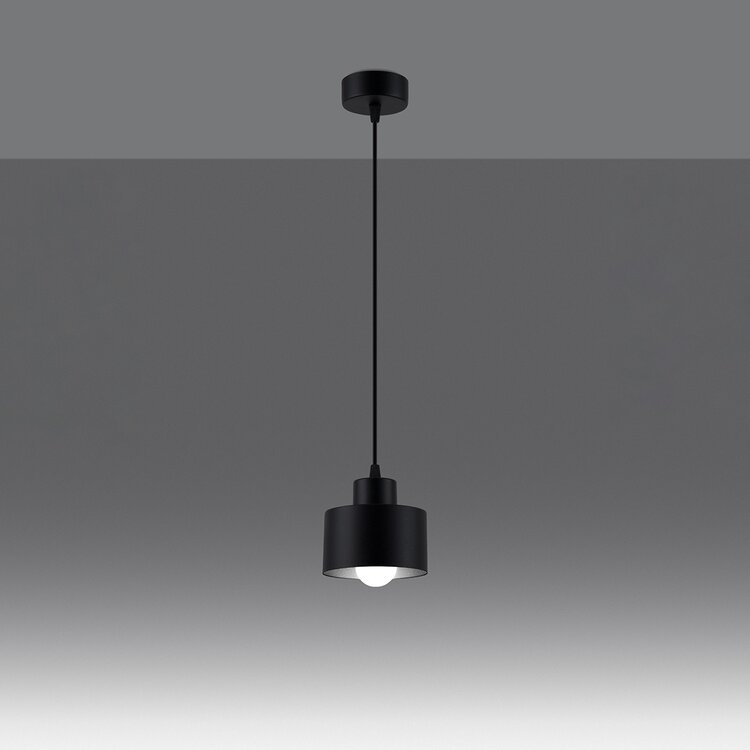 Sollux Lighting Hanglamp SAVAR 1 zwart