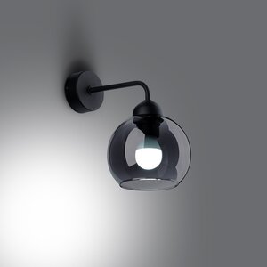 Sollux Lighting Wall lamp ALINO 1 black
