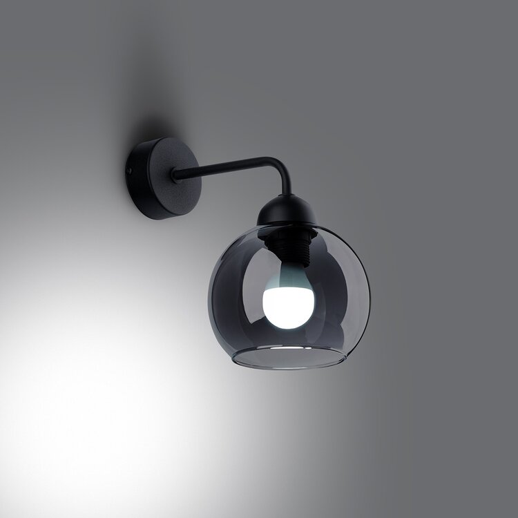 Sollux Lighting Wall lamp ALINO 1 black