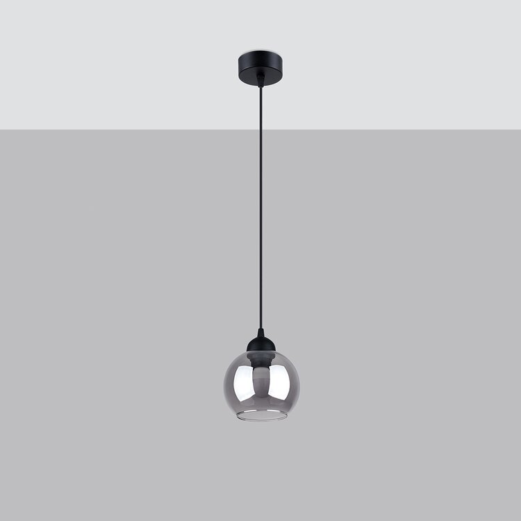 Sollux Lighting Pendant lamp ALINO 1 black