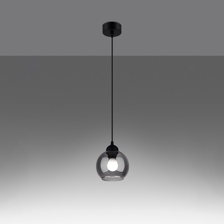 Sollux Lighting Hängeleuchte ALINO 1 schwarz