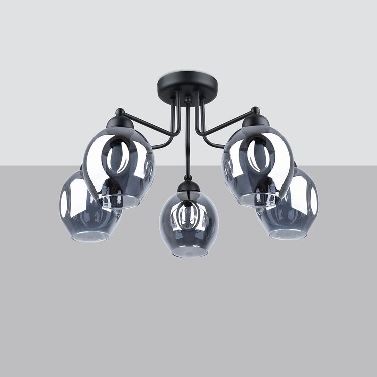 Sollux Lighting Chandelier FILLAN 5 black