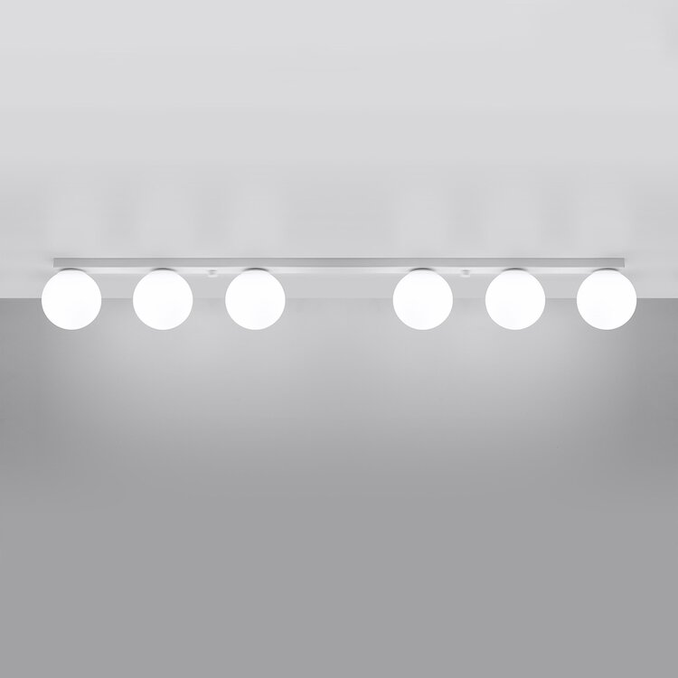 Sollux Lighting Deckenleuchte YOLI 6 weiß