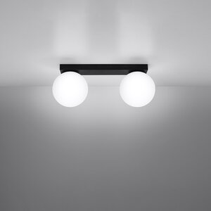 Sollux Lighting Ceiling lamp YOLI 2 black