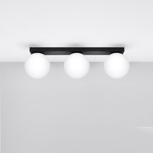 Sollux Lighting Ceiling lamp YOLI 3 black