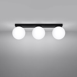 Sollux Lighting Ceiling lamp YOLI 3 black