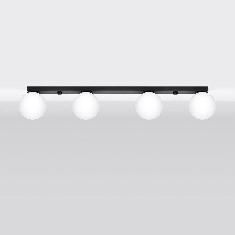 Sollux Lighting Ceiling lamp YOLI 4 black