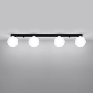 Sollux Lighting Deckenleuchte YOLI 4 schwarz