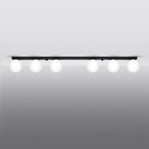 Sollux Lighting Deckenleuchte YOLI 6 schwarz