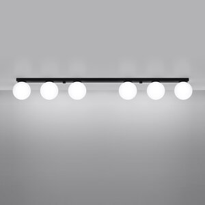 Sollux Lighting Deckenleuchte YOLI 6 schwarz