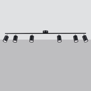 Sollux Lighting Ceiling lamp LEMMI 6L black