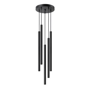 Sollux Lighting Pendelleuchten PASTELO 5P schwarz
