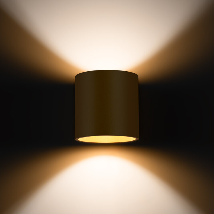 Sollux Lighting Wall lamp ORBIS 1 gold