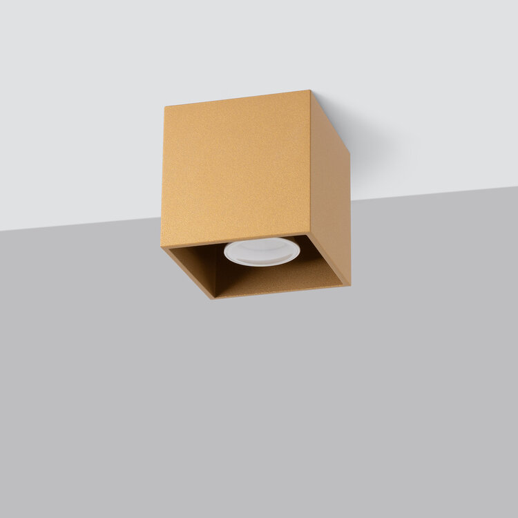 Sollux Lighting Ceiling lamp QUAD 1 gold