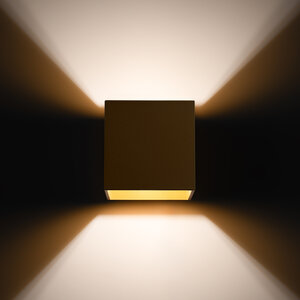 Sollux Lighting Wall lamp QUAD 1 gold