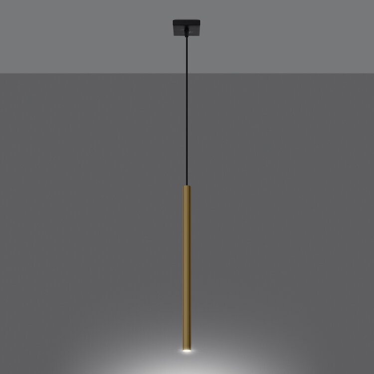 Sollux Lighting Pendant lamp PASTELO 1 polished gold