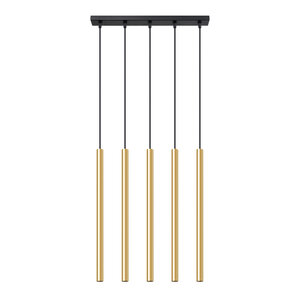 Sollux Lighting Pendelleuchten PASTELO 5L glanzgold