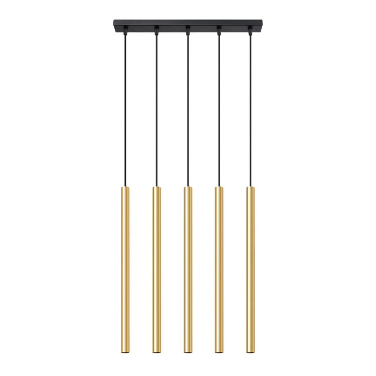 Sollux Lighting Pendelleuchten PASTELO 5L glanzgold