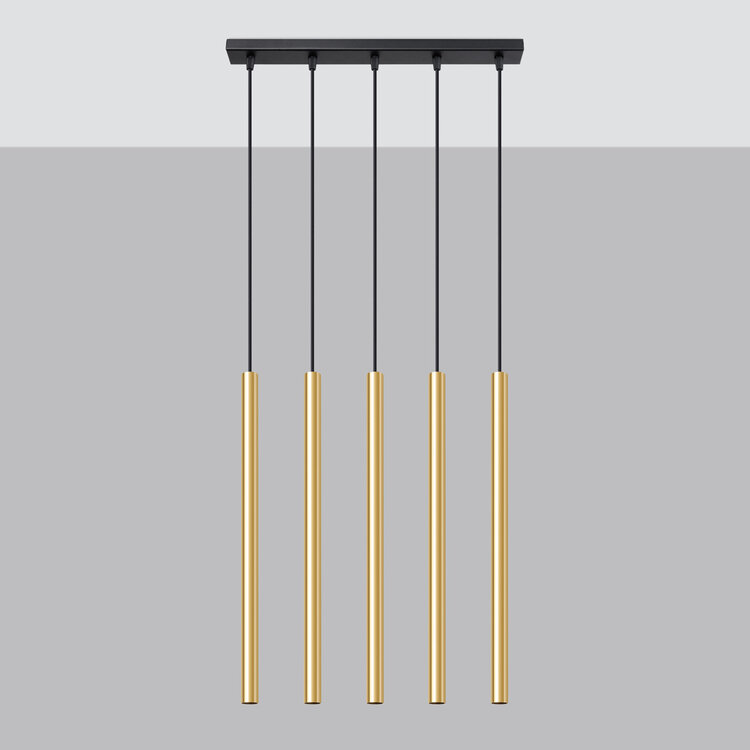 Sollux Lighting Pendant lamp PASTELO 5L polished gold