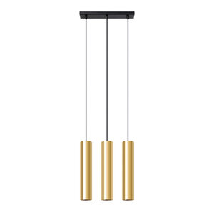 Sollux Lighting Pendelleuchten LAGOS 3 glanzgold