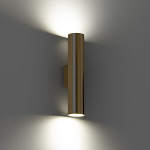 Sollux Lighting Wandlamp LAGOS 2 gepolijst goud