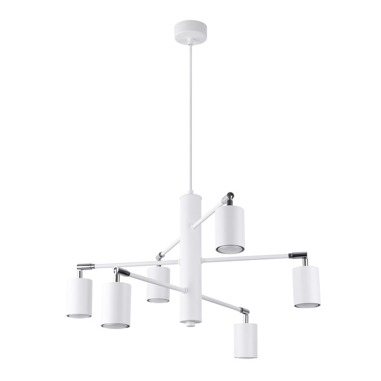 Sollux Lighting Chandelier LEMMI 6 white