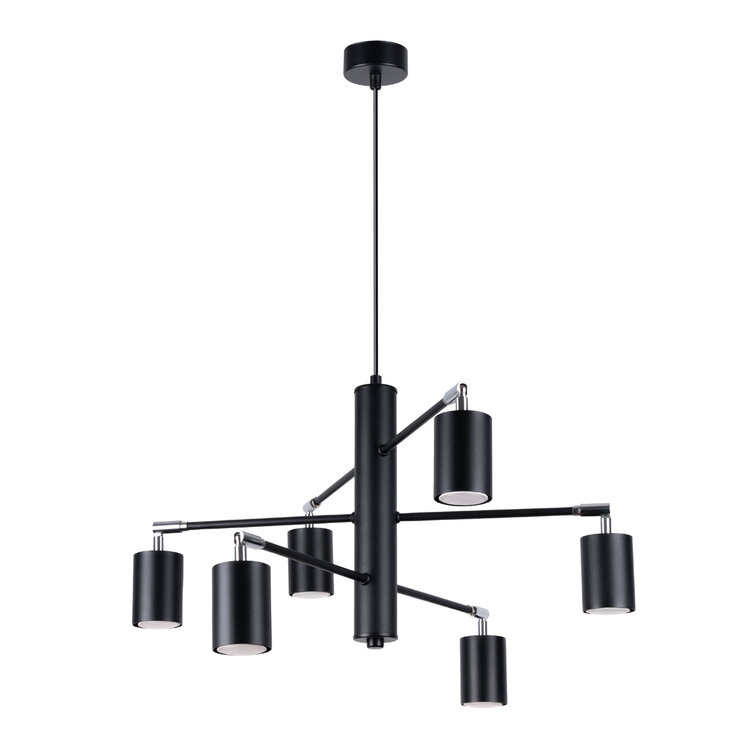 Sollux Lighting Kroonluchter LEMMI 6 zwart