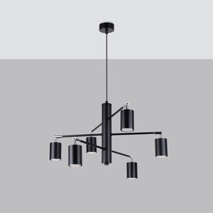 Sollux Lighting Chandelier LEMMI 6 black