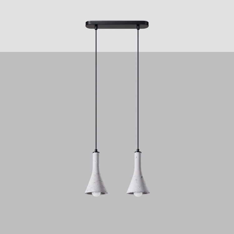 Sollux Lighting Pendant lamp REA 2 concrete