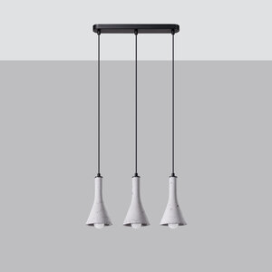 Sollux Lighting Hanglamp REA 3L beton