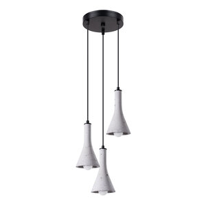 Sollux Lighting Pendant lamp REA 3P concrete
