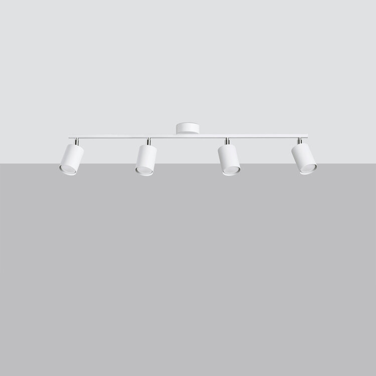 Sollux Lighting Deckenleuchte LEMMI 4L weiß