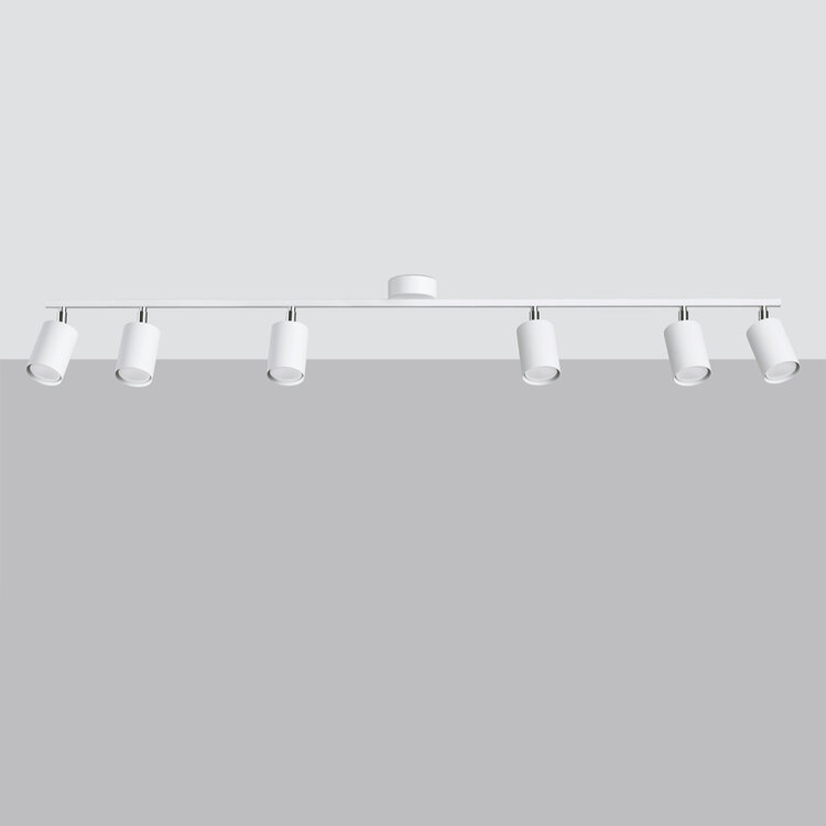 Sollux Lighting Deckenleuchte LEMMI 6L weiß