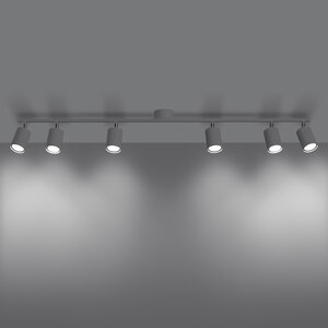 Sollux Lighting Deckenleuchte LEMMI 6L weiß