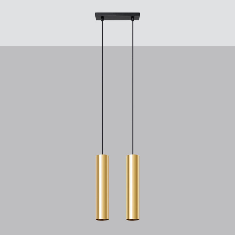 Sollux Lighting Pendant lamp LAGOS 2 polished gold