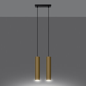 Sollux Lighting Hanglamp LAGOS 2 gepolijst goud