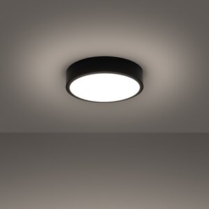 Sollux Lighting Ceiling lamp ONYX 30 black LED 3000K